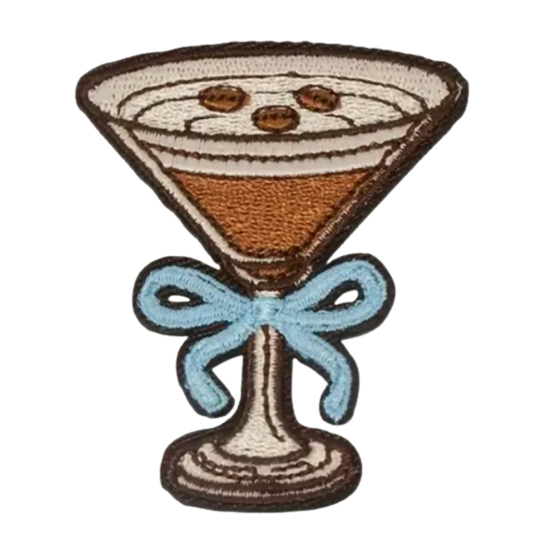 Espresso Martini Bow Patch
