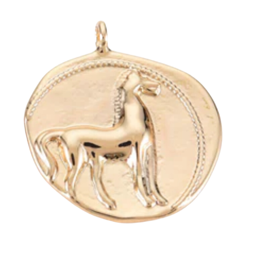 Horse Coin Charm