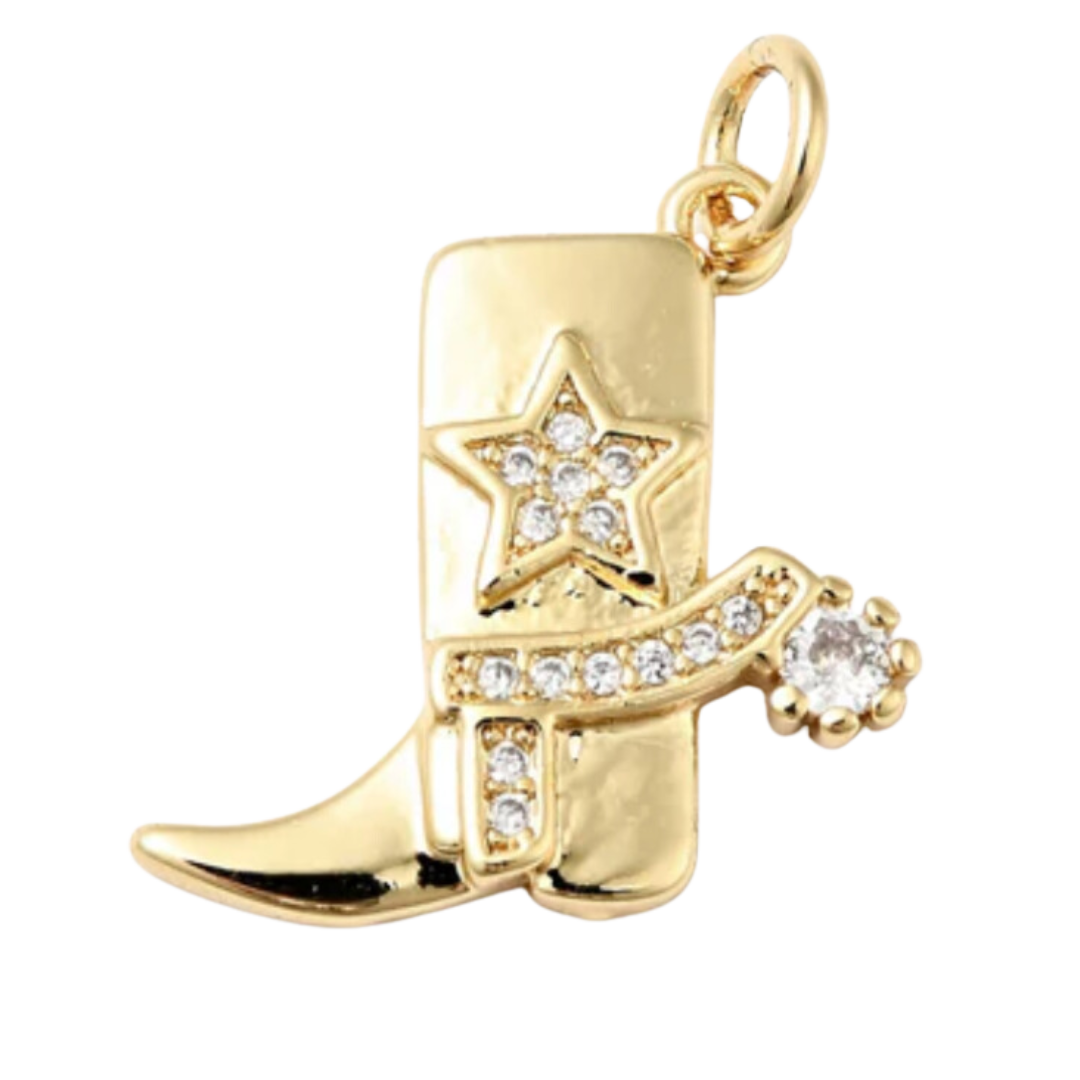 Cowgirl Boot Charm