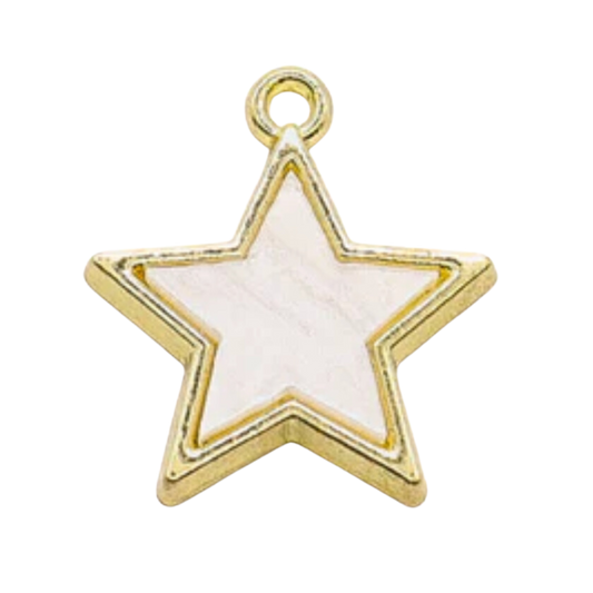 White Star Charm