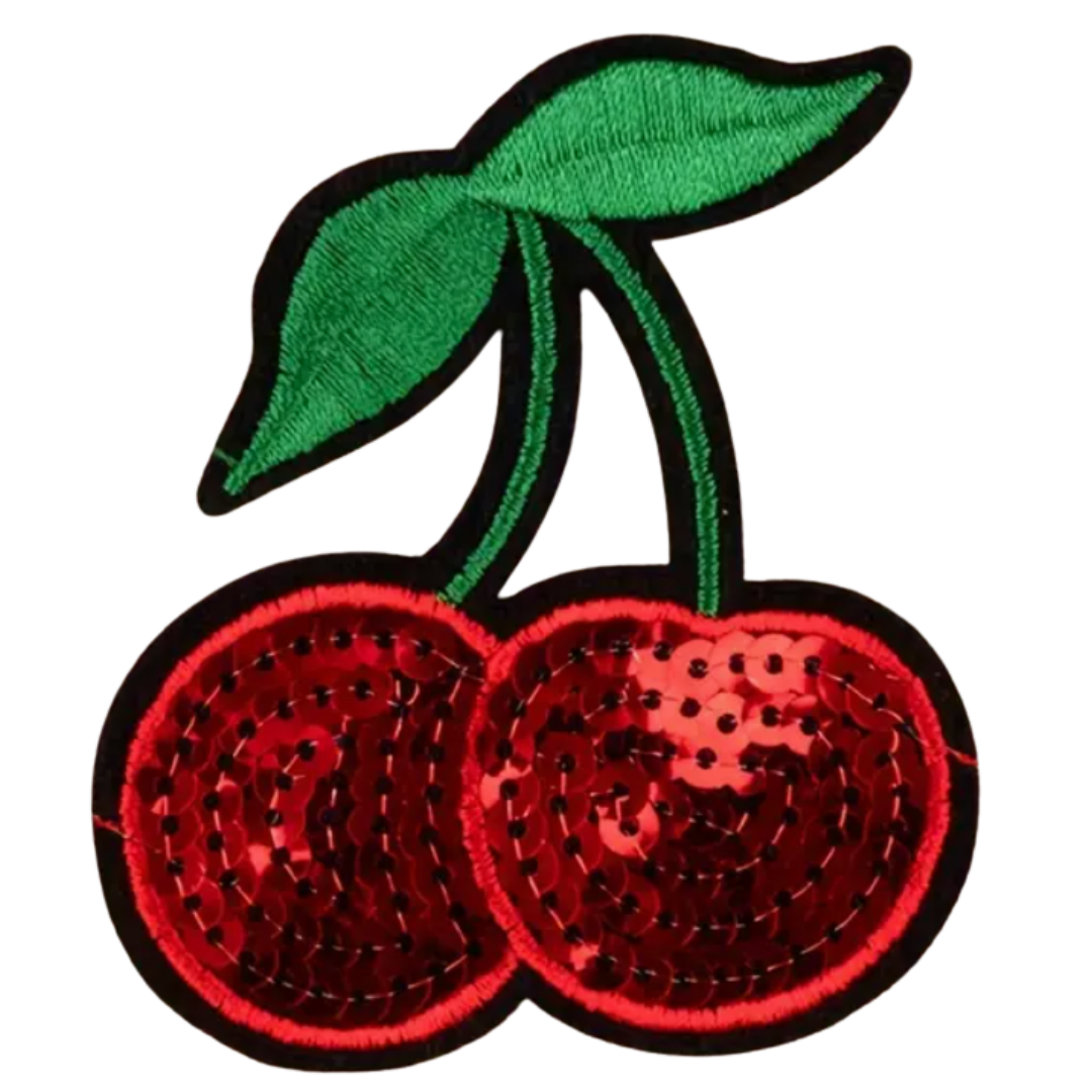 Sequin Cherry Patch