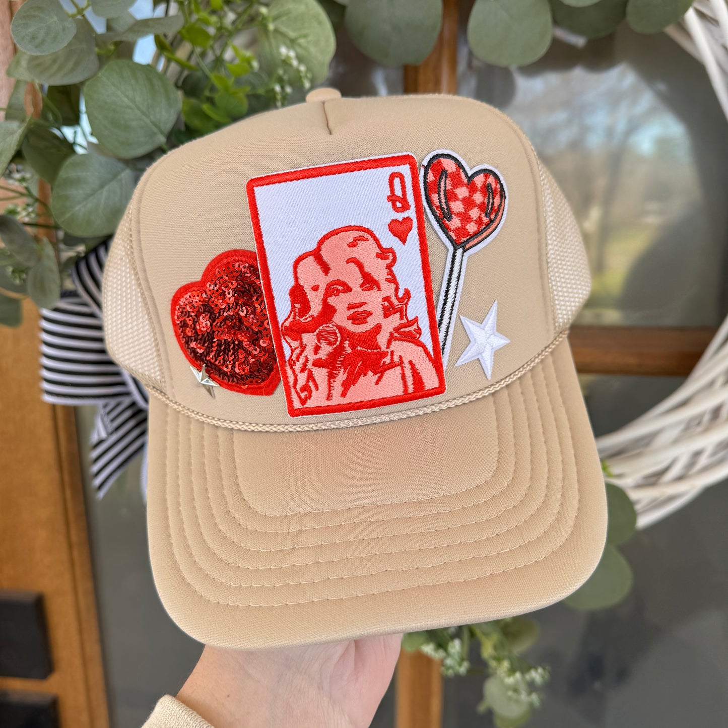 Queen of Hearts Dolly Hat