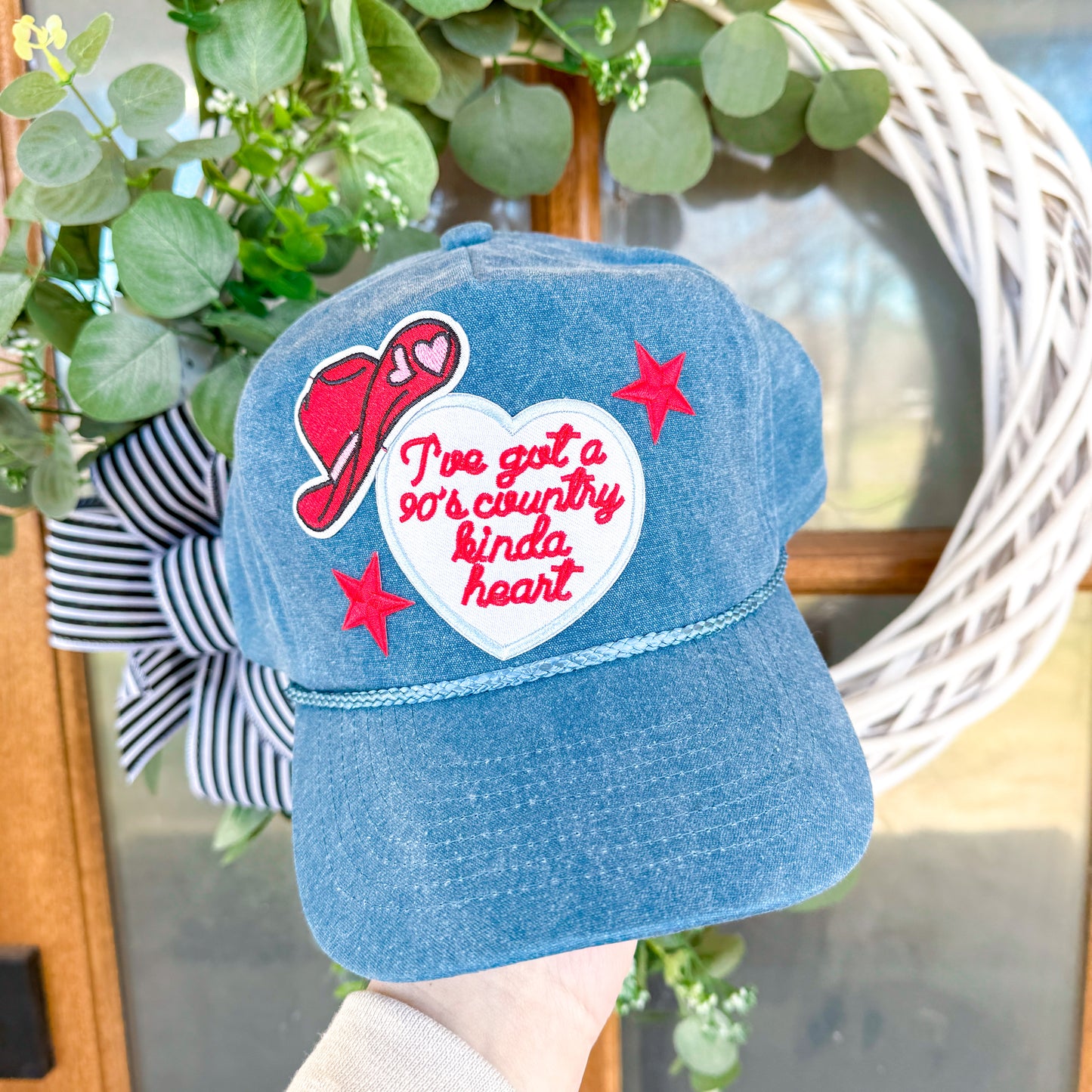 90's Country Kinda Heart Hat