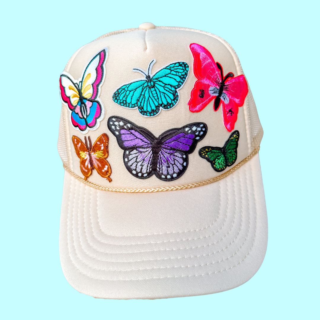 Spring Butterfly Trucker Hat