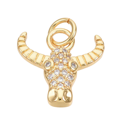 Sparkle Skull Charm