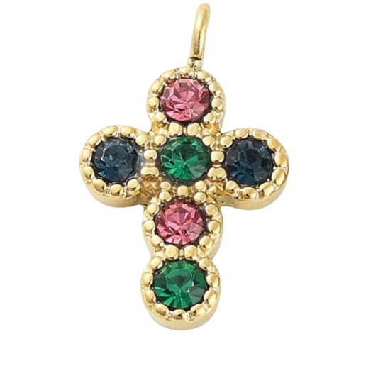 Color Cross Charm