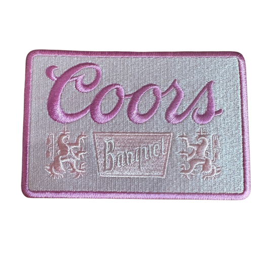 Pink Coors Patch