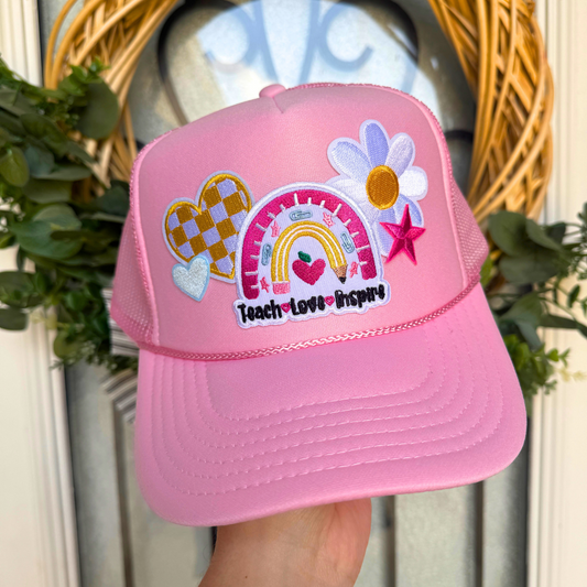 Teach Love Inspire Trucker Hat