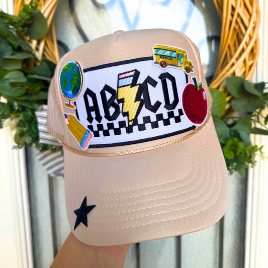ABCD Teacher Trucker Hat