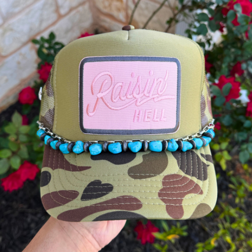 Raisin' Hell Trucker Hat