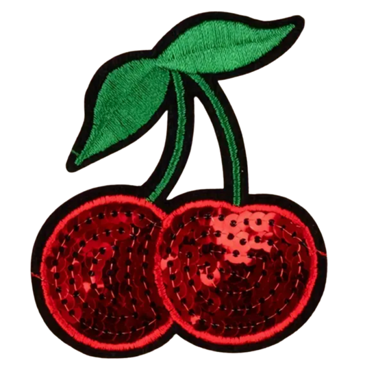 Sequin Cherry Patch