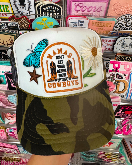 Sunflower Cowboy Trucker Hat
